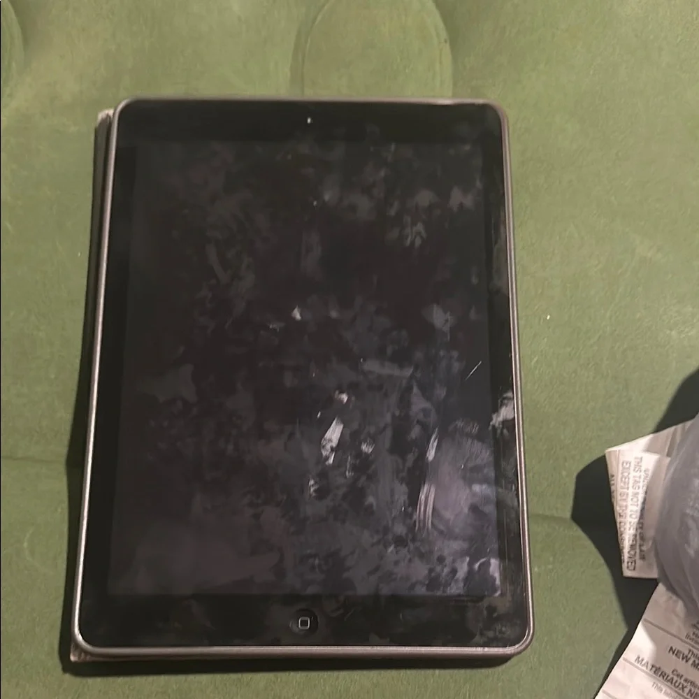 Black IPad with Case